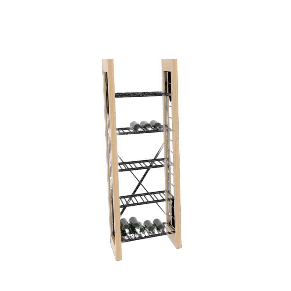 AIV Wood System -viinikaluste 194 x 65 cm (5x 60 cm)