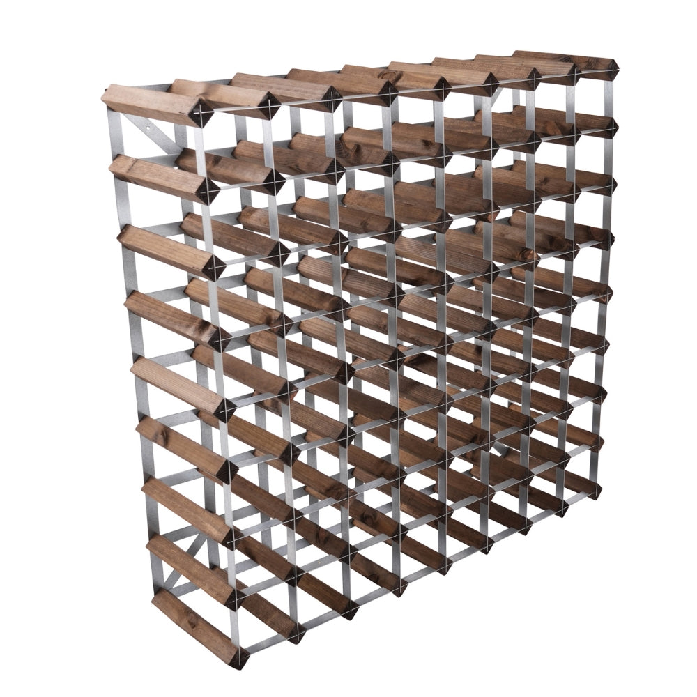 TSWRF viinipulloteline 72 pll koottava Dark Oak
