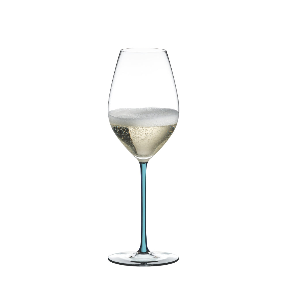 Riedel Fatto a Mano Champagne glass turquoise -samppanjalasi 1 kpl