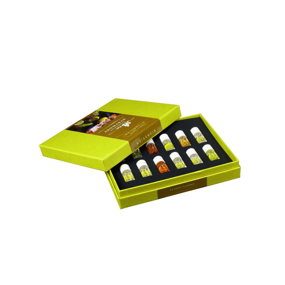 Aromabar 12 valkoviinin aromia