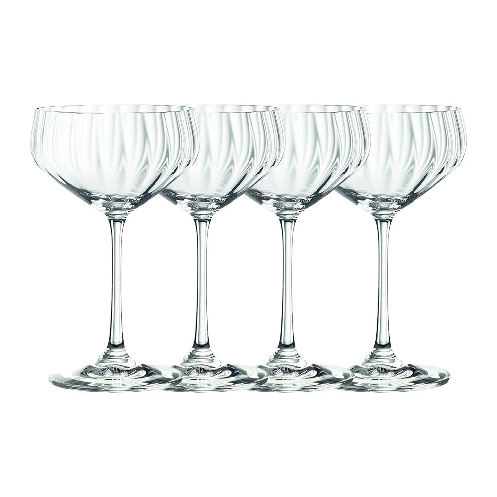 Lifestyle Coupette 4 Glass Spiegelau – kpl Decanter -cocktaillasi