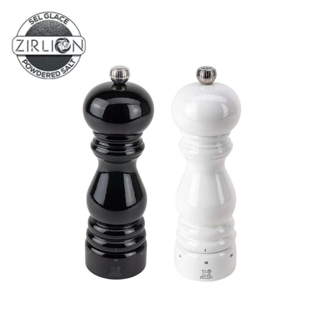 Peugeot Paris Duo -myllysetti 18 cm musta ja valkoinen