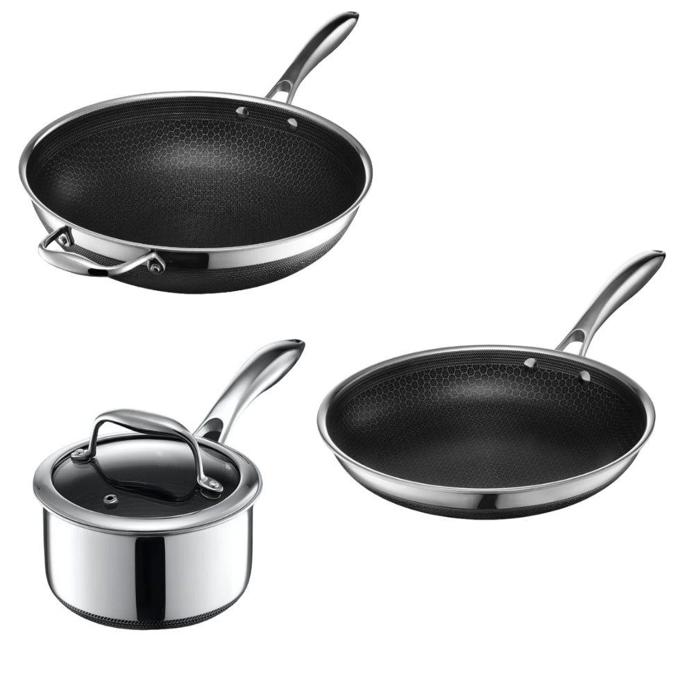 HexClad-setti 3 osaa