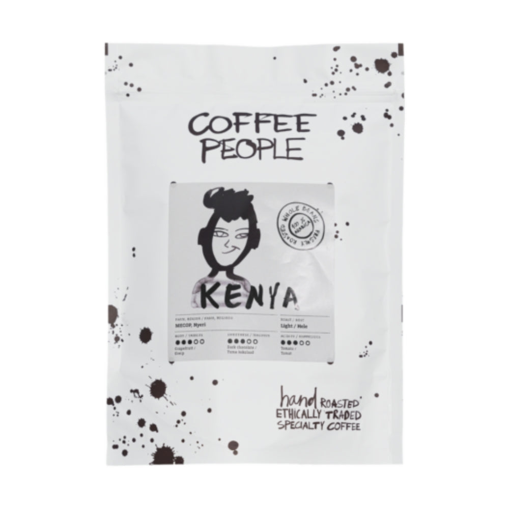 Coffee People Kenya Nyeri, Mecop Dark Roast kahvipavut 250 g