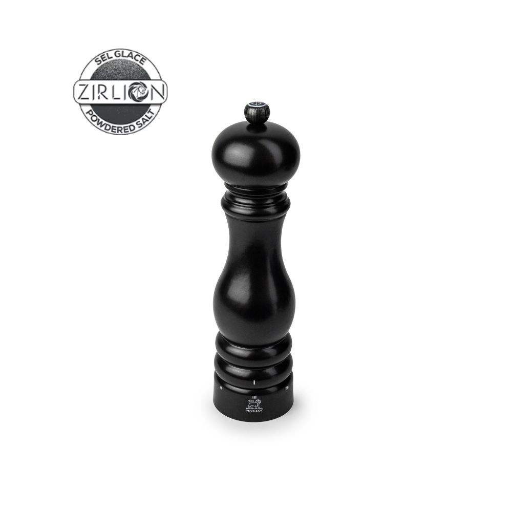 Peugeot Paris u'Select Satin Black Zirlion -suolamylly 22 cm mattamusta