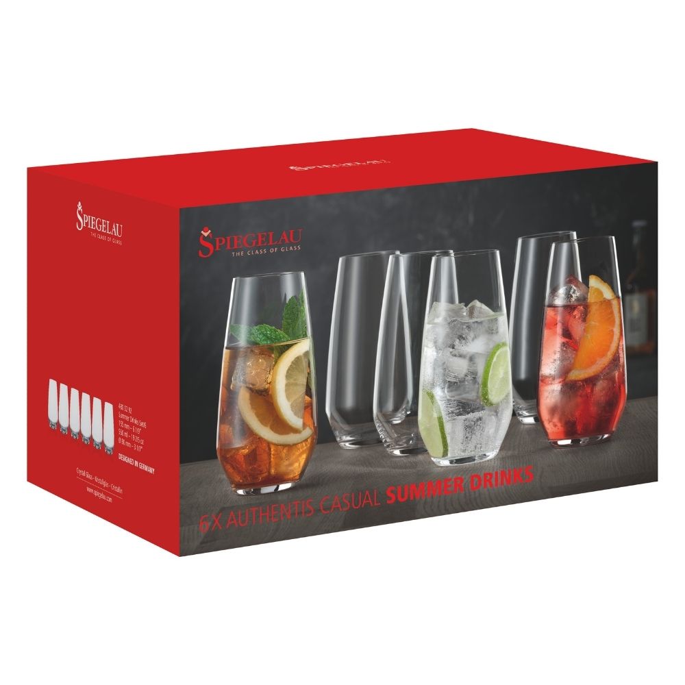 Spiegelau Authentis Summer Drinks -lasi 6 kpl