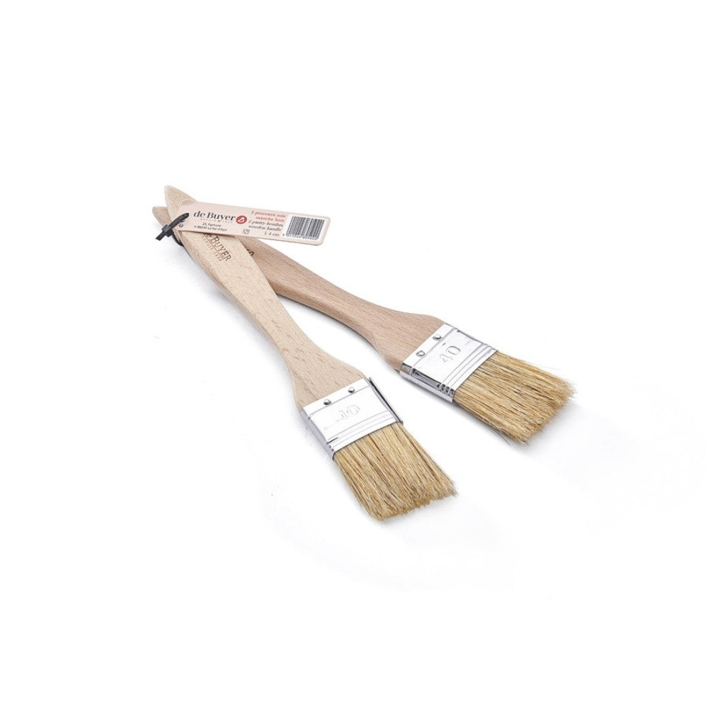 De Buyer jälkiruokasuti 2 kpl/pkt, puuta ja silkkiä