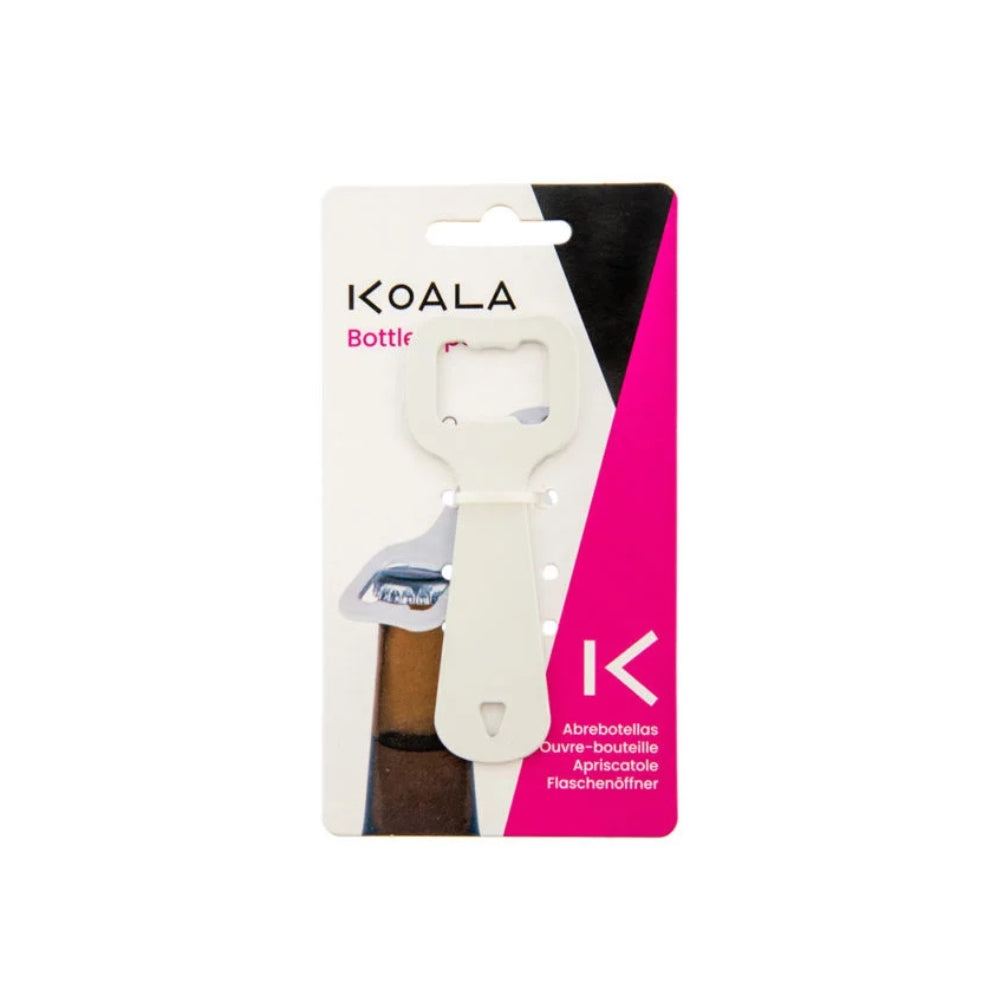 Koala pullonavaaja valkoinen