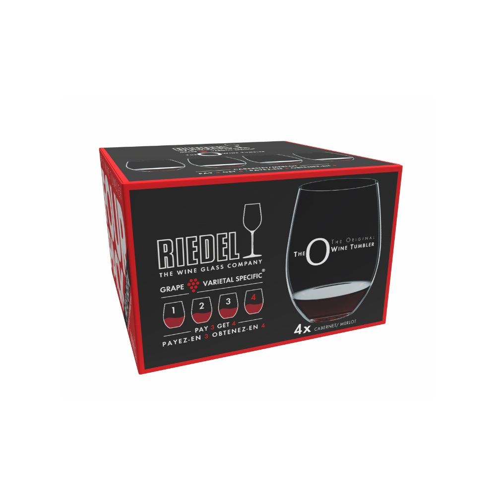 Riedel O Cabernet -punaviinilasi 3 + 1 kpl bonuspakkaus