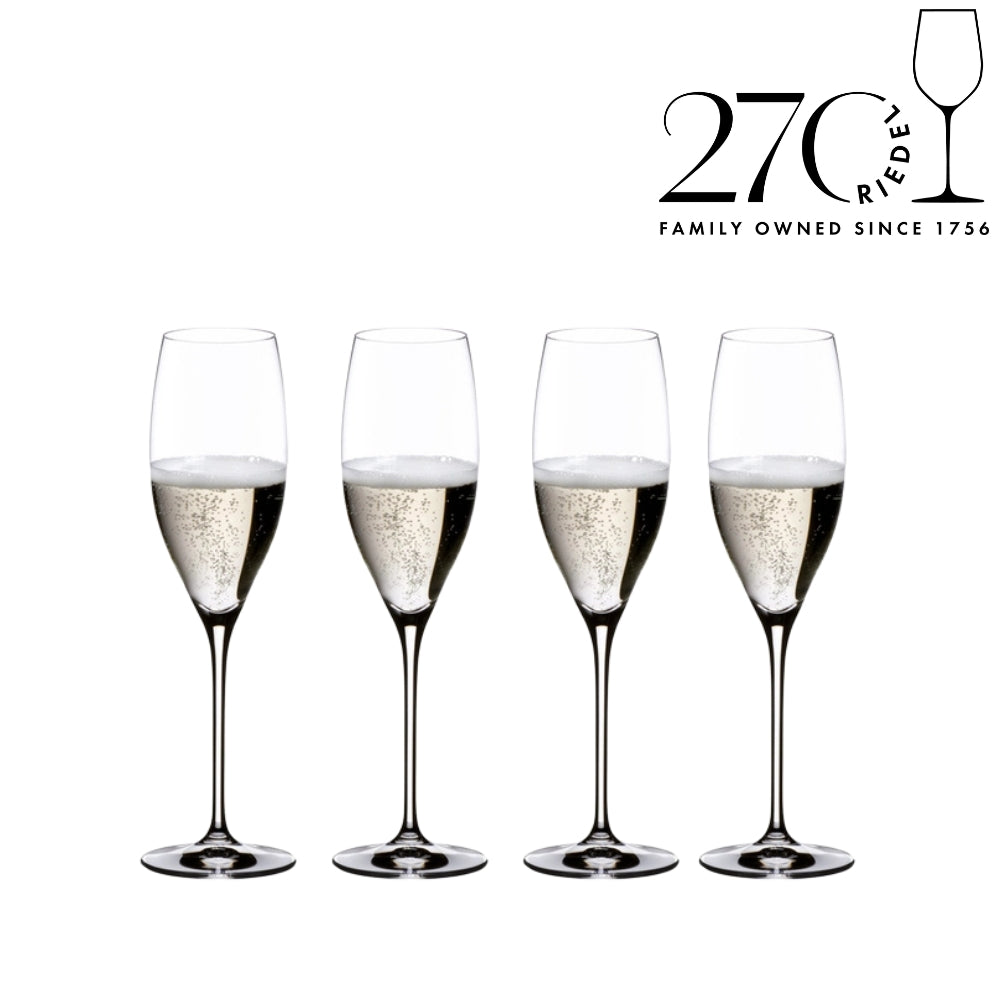 Riedel Vinum Cuvée Prestige -kuohuviinilasi 3 + 1 kpl 270v juhlapakkaus