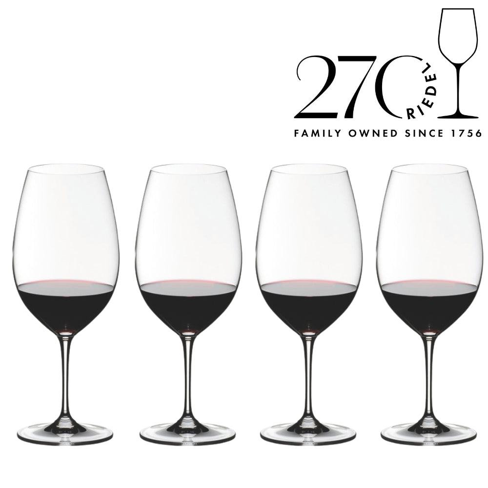 Riedel Vinum Shiraz/Syrah -punaviinilasi 3 + 1 270v juhlapakkaus