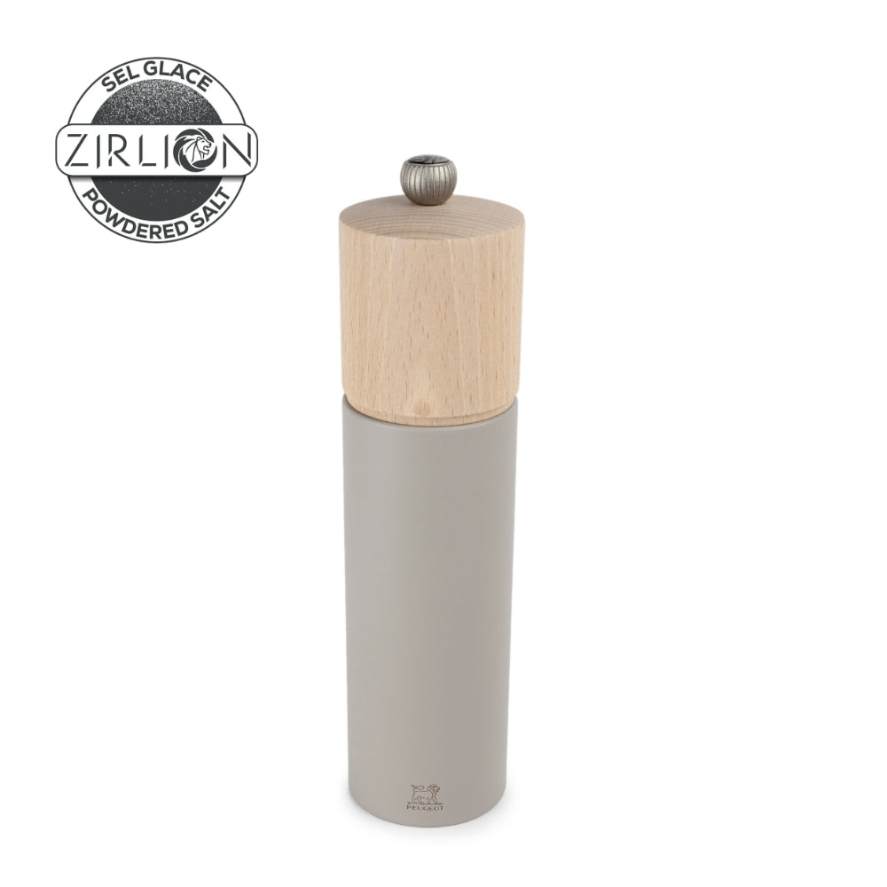 Peugeot Boreal -suolamylly Zirlion 21 cm vaaleanharmaa