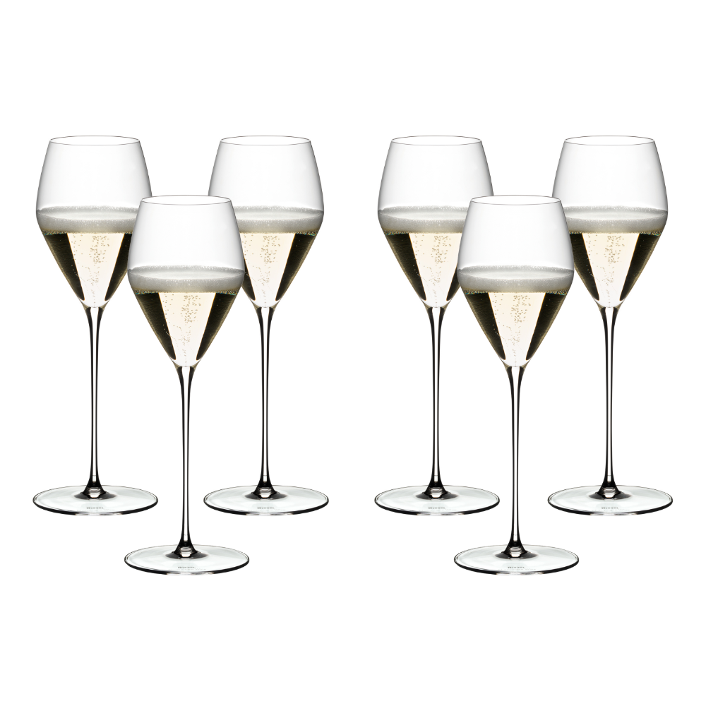 Riedel Veloce Champagne - samppanjalasi 6 kpl bonuspakkaus