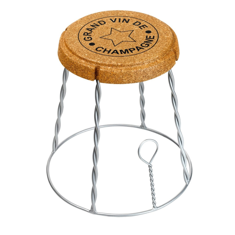 XLCork pöytä samppanjakorkki hopea