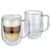 Cilio Veneto -lattemuki kirkas lasi 2 kpl