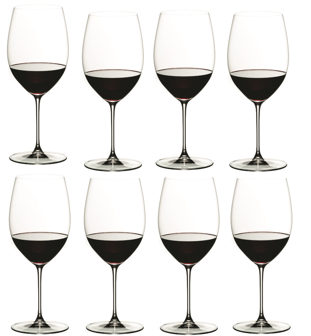 Riedel Veritas Cabernet -punaviinilasin 6 + 2 Bonuspakkaus