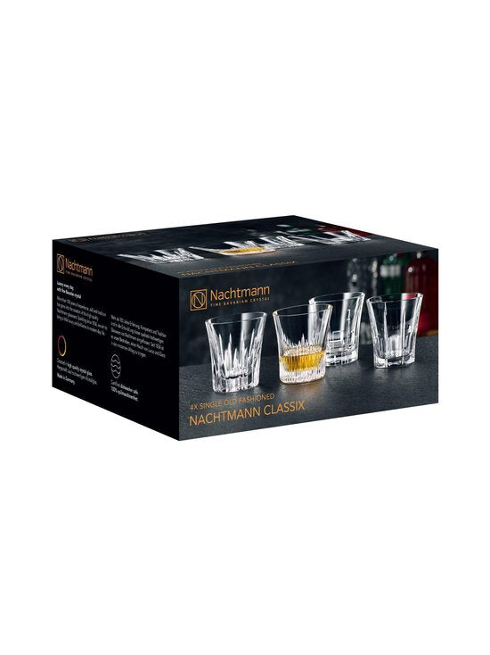 Nachtmann Classix SOF Whisky Tumbler -viskilasi 4 kpl