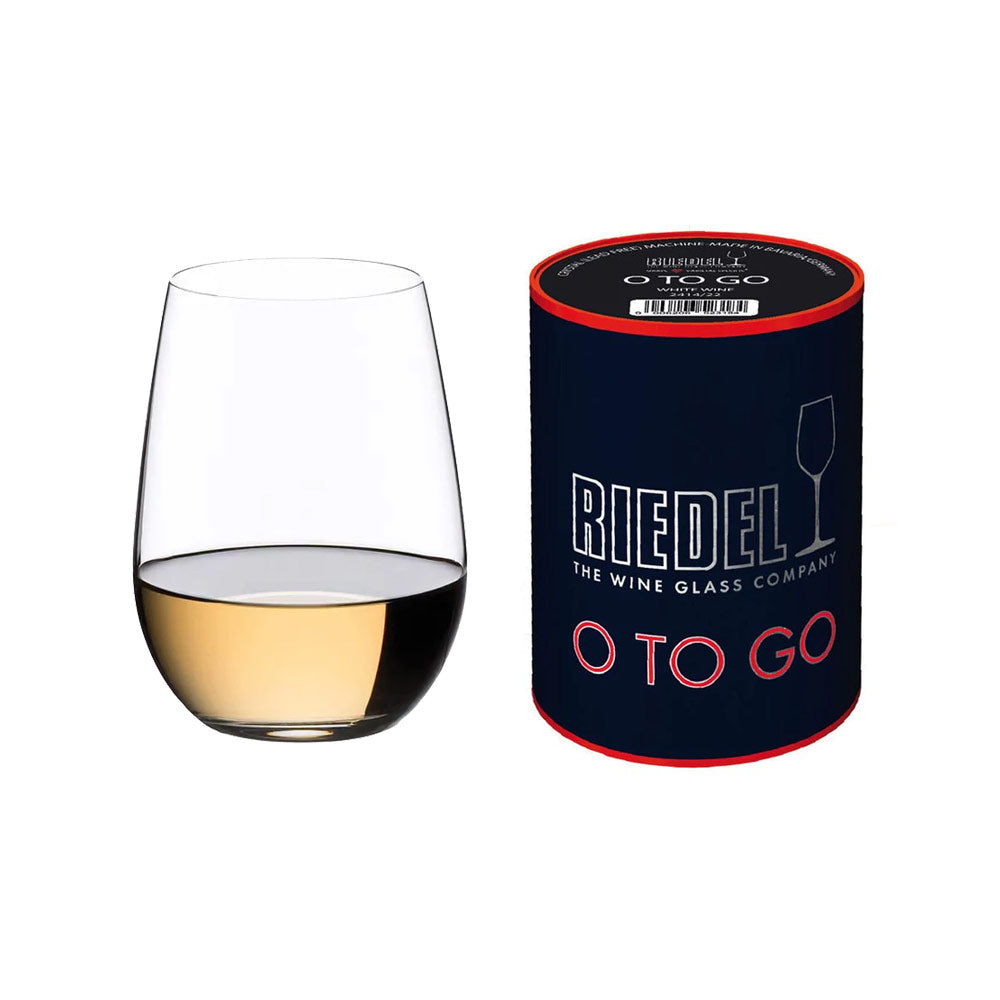 Riedel O to Go White Wine -valkoviinilasi 1 kpl & säilytyspakkaus